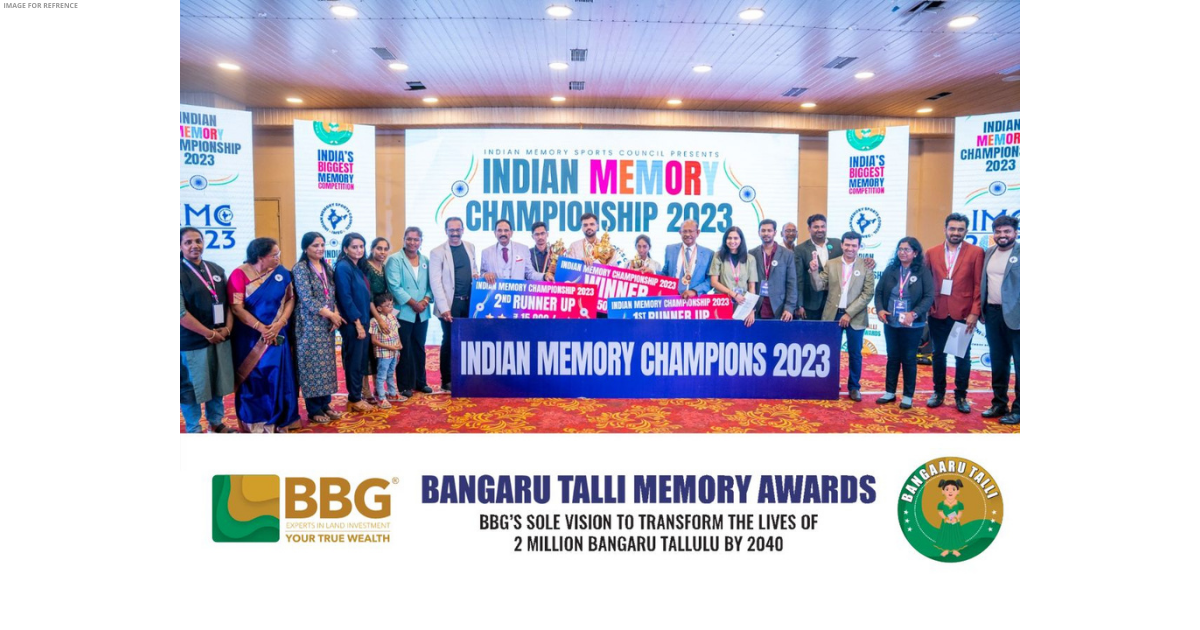 Indian Memory Sports Council successfully hosts 14th Indian Memory Championships on 1st Oct 2023 in Bengaluru BBG Bangaru Thalli Memory Awards